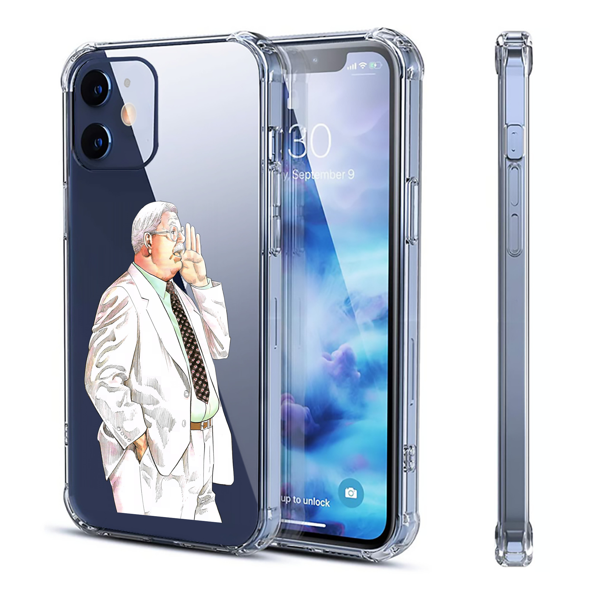 （画像用） SLAM DUNK／スラムダンク 【iPhone 12シリーズ対応】透明スマホケース（クリアソフトケース）